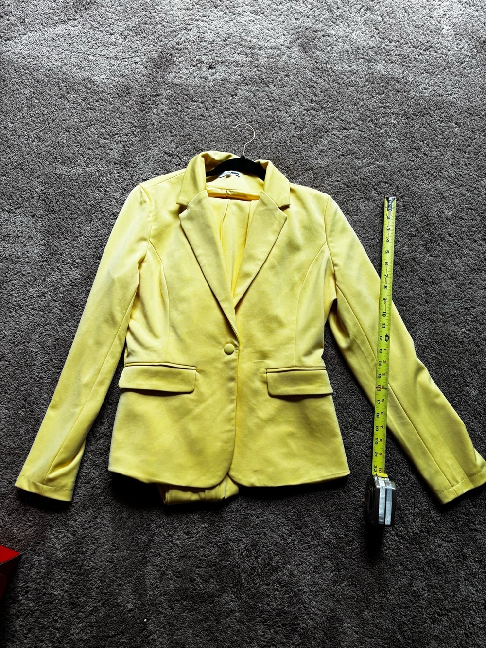 Yellow Women's 2 piece Suit set